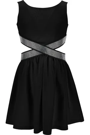 MONNALISA Kleid aus Punto-Milano-Gewebe mit Ausschnitt
