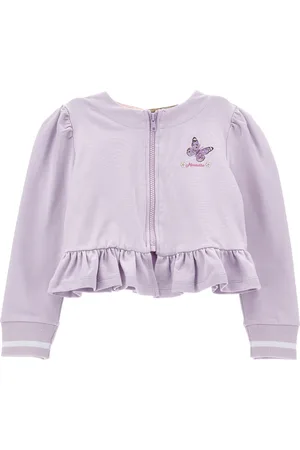 MONNALISA Sweatjacke mit Rüschen und Rapunzel-Print