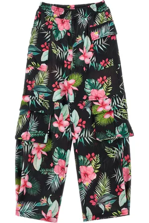 MONNALISA Hose aus Cady mit Dschungel-Print