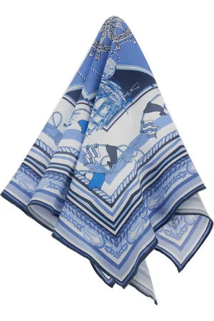 MONNALISA Bandana aus Viskose mit maritimem Print