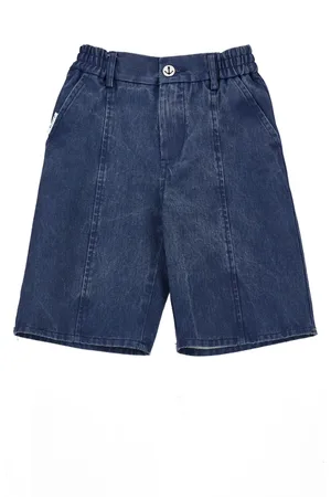 MONNALISA Bermudashorts aus Delavé-Leinen