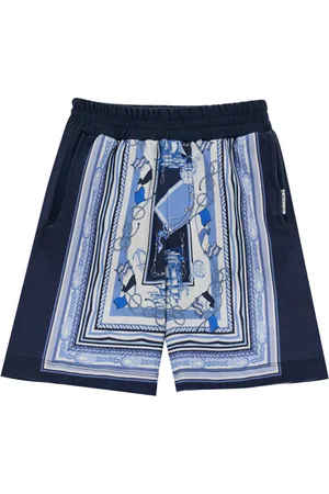 MONNALISA Jersey-Bermudashorts mit Foulard-Muster