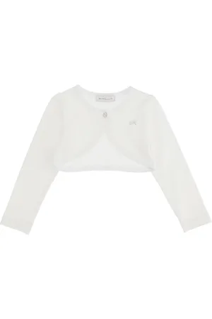 MONNALISA Strickjacke aus Seidenkrepp