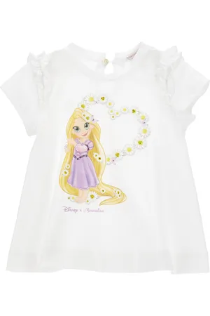 MONNALISA Maxi-T-Shirt aus Jersey Rapunzel