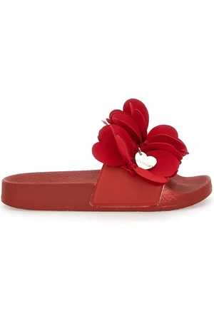 MONNALISA PVC-Pantoletten mit Blüten