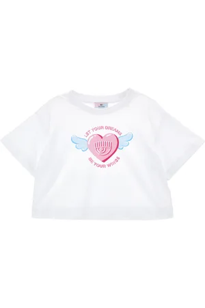 Chiara Ferragni CFPunk-T-Shirt in Cropped-Länge
