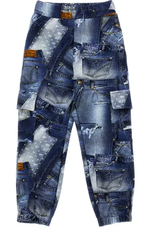 Chiara Ferragni Cargohose mit CFDenimprint