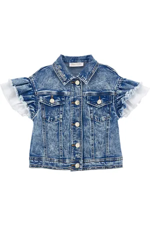 MONNALISA Weste aus Stretch-Denim