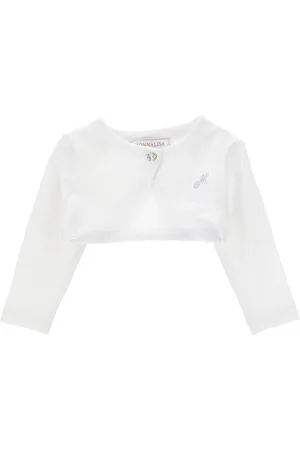 MONNALISA Cardigan aus Kreppbaumwolle