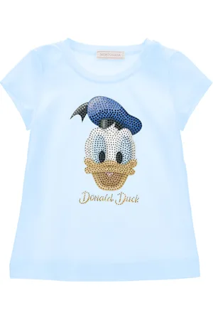 MONNALISA T-Shirt mit Donald Duck und Strass
