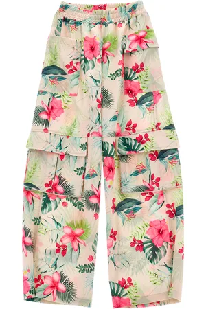 MONNALISA Hose aus Cady mit Dschungel-Print