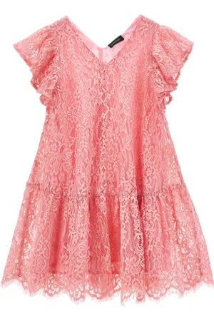 MONNALISA Spitzenkleid mit niedriger Taille