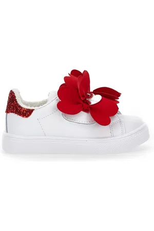 MONNALISA Sneaker mit Stoffblütenblättern