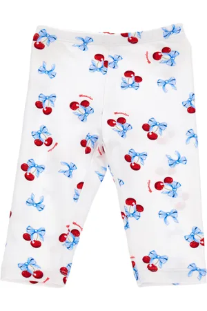 MONNALISA Leggings aus Jersey mit Kirschen