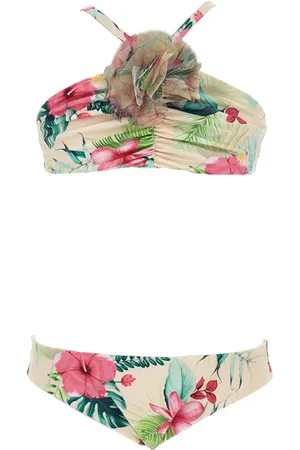 MONNALISA Stretch-Bikini mit Dschungel-Print