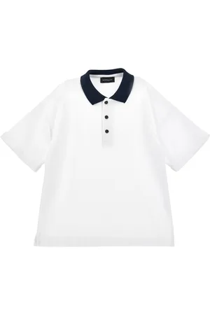 MONNALISA Zweifarbiges Poloshirt aus Piqué