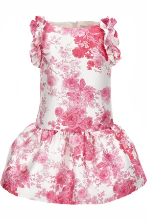 MONNALISA Mikado-Kleid mit Ramagé-Muster