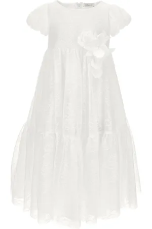 MONNALISA Langes Kleid aus Chantilly-Spitze