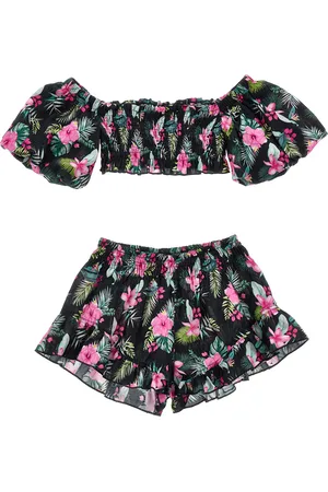 MONNALISA Dschungel-Musselin-Set
