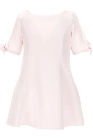 MONNALISA Kleid aus Krepp und Spitze
