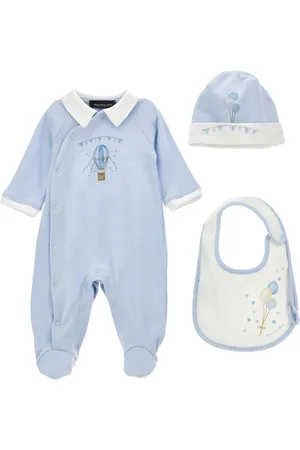 MONNALISA Baumwollstrampler zweifarbige Accessoires