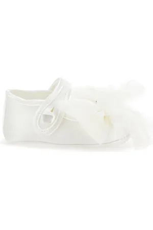 MONNALISA Satin-Ballerinas mit Maxischleife