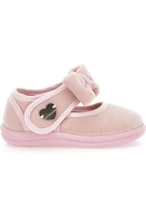 MONNALISA Samtschuhe mit Schleife