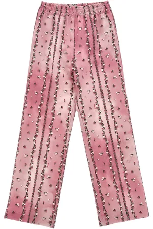 MONNALISA Geblümte Palazzo-Hose