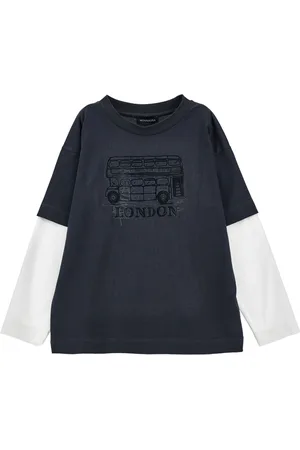 MONNALISA T-Shirt mit Doppelärmel-Optik