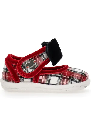 MONNALISA Ballerinas aus Tartan-Stoff