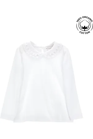 MONNALISA Jersey Bio-Baumwoll Shirt mit elegantem Kragen