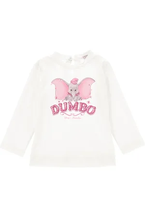 MONNALISA Baumwolljersey-Shirt mit Dumbo und Strass