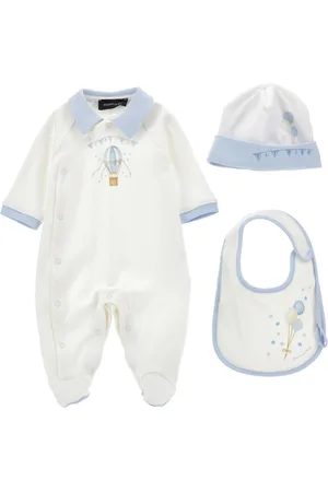 MONNALISA Baumwollstrampler zweifarbige Accessoires