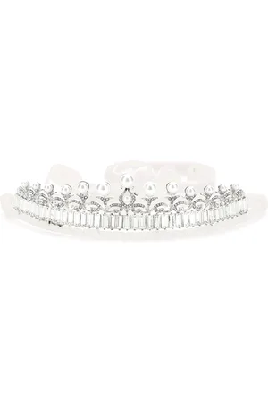 MONNALISA Tiara mit Strass und Samt