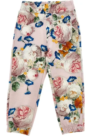 MONNALISA Jogginghose aus Sweatstoff mit Rosenprint