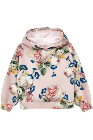 MONNALISA Kapuzensweatshirt mit Barockrosen