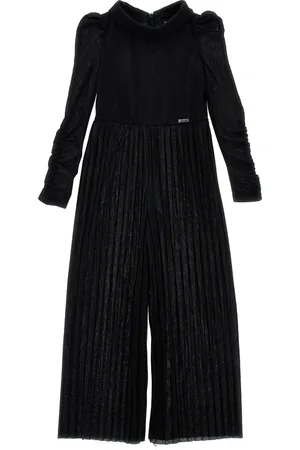 MONNALISA Jumpsuit mit Glitzer und Plissee