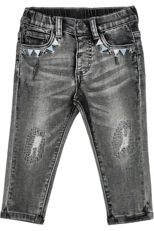 MONNALISA Jeanshose mit Stickereien