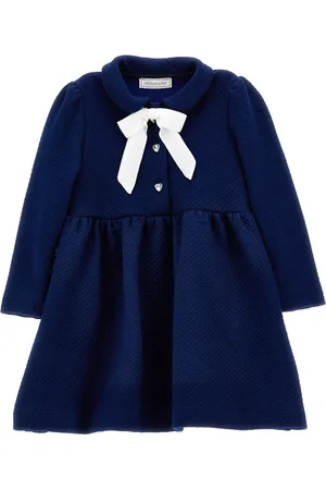 MONNALISA Matelassé-Kleid mit Schleife