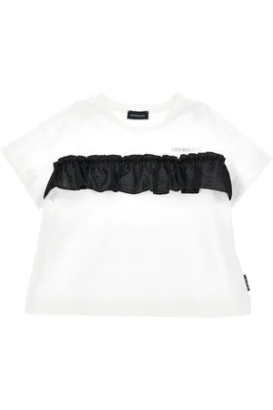 MONNALISA T-Shirt mit Tüllrüsche