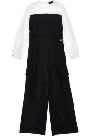 MONNALISA Zweifarbiger Jumpsuit mit Glitzer