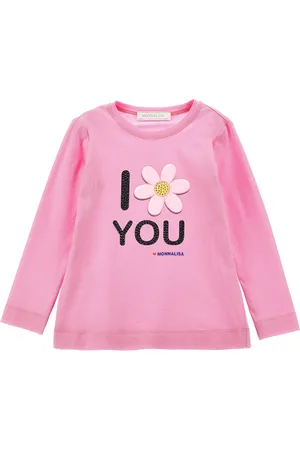 MONNALISA Jersey-Shirt mit Strass