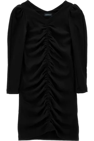 MONNALISA Drapiertes Kleid aus Punto-Milano-Gewebe