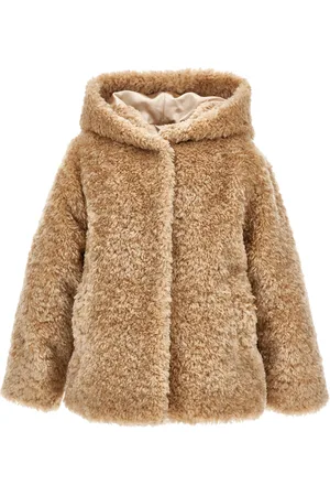 MONNALISA Plüschjacke mit Kapuze