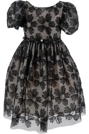 MONNALISA Tüllkleid mit Pailletten-Stickerei
