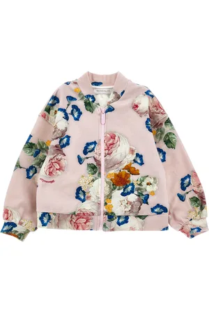 MONNALISA Sweatshirt in Bomberoptik mit Barockrosen