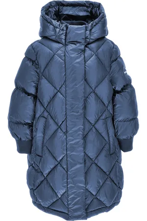 MONNALISA Lange wattierte Jacke in Satinoptik