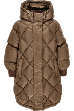 MONNALISA Lange wattierte Jacke in Satinoptik