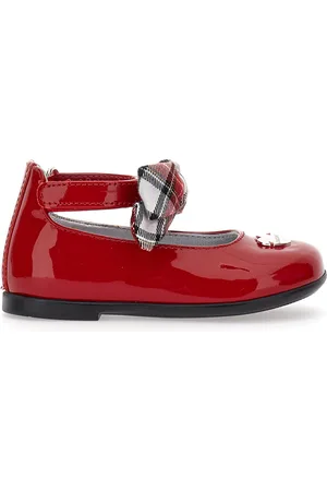 MONNALISA Ballerinas aus Lackleder mit Schleife