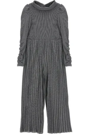 MONNALISA Jumpsuit mit Glitzer und Plissee